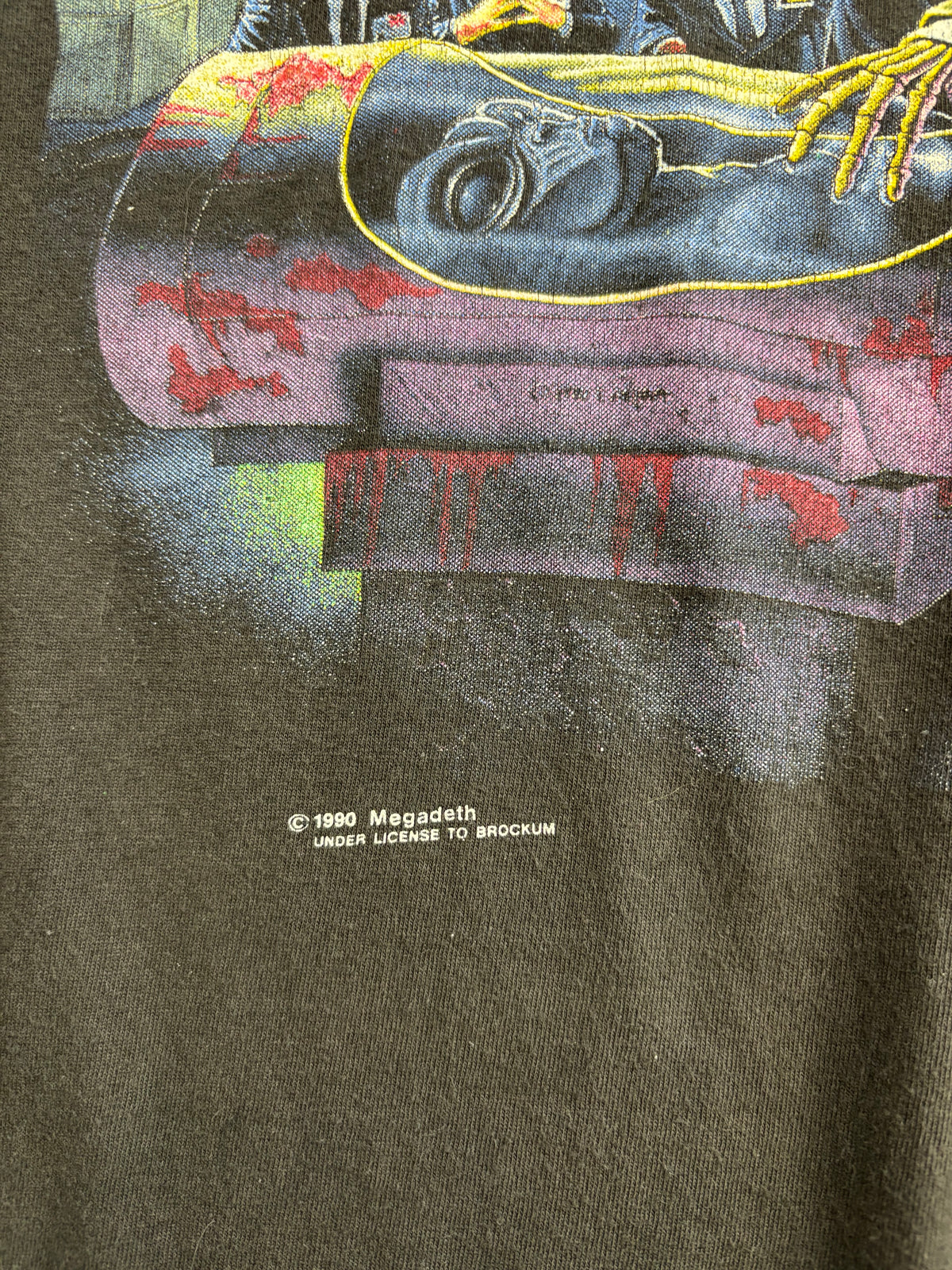 1990 Megadeth “Rust in Peace” Band Tee Large