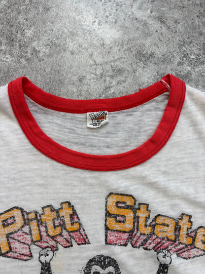 1970’s Pitt State Track Ringer Tee Medium