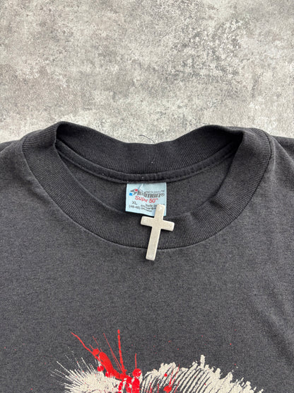 1980’s Headshot Skull Tee Large