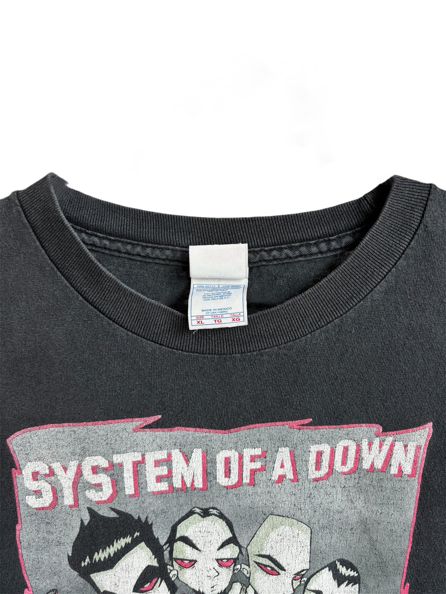 Early 2000’s System of a Down Band Tee Size XL