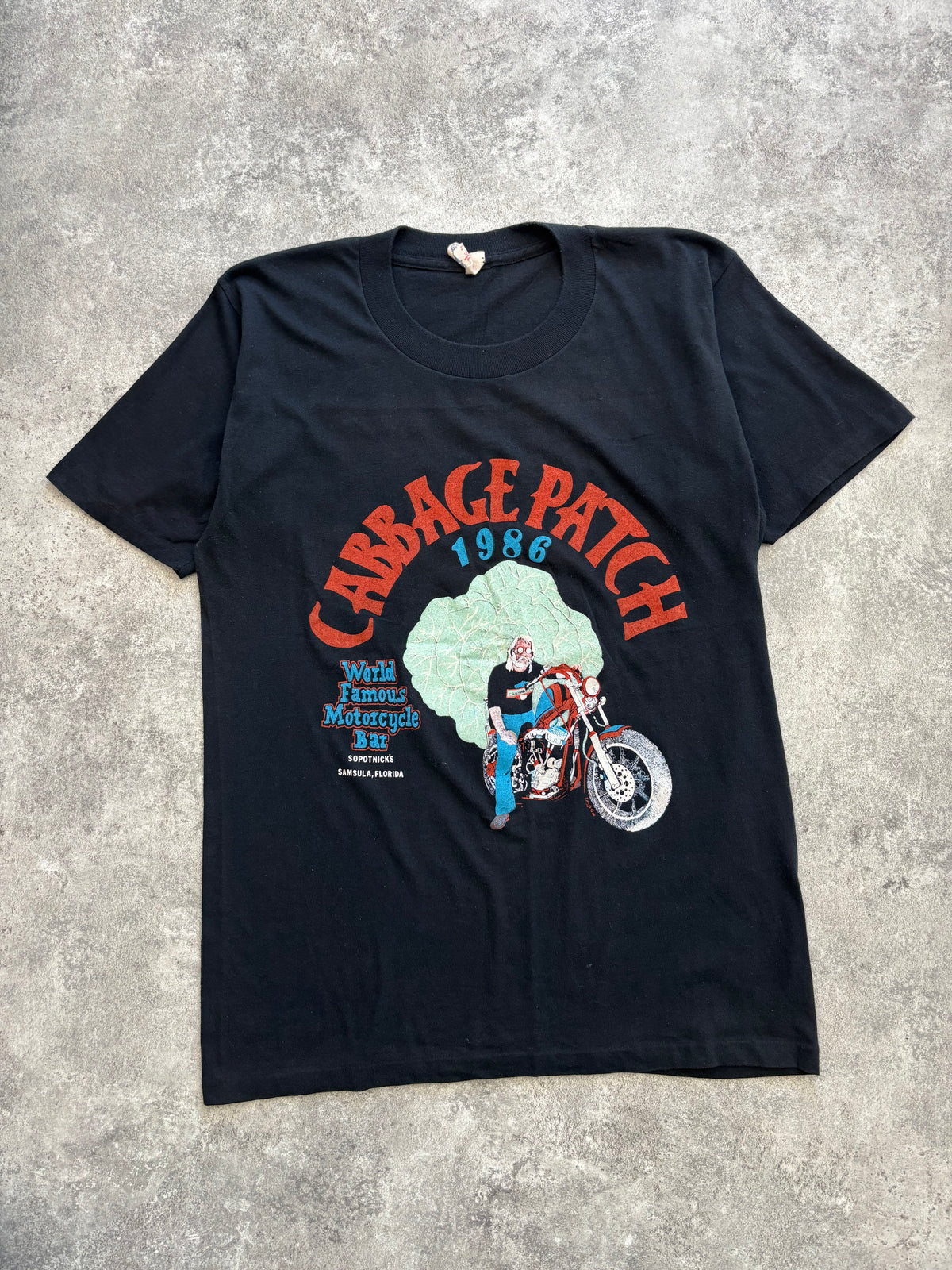 1986 Cabbage Patch Bike Week Tee Medium