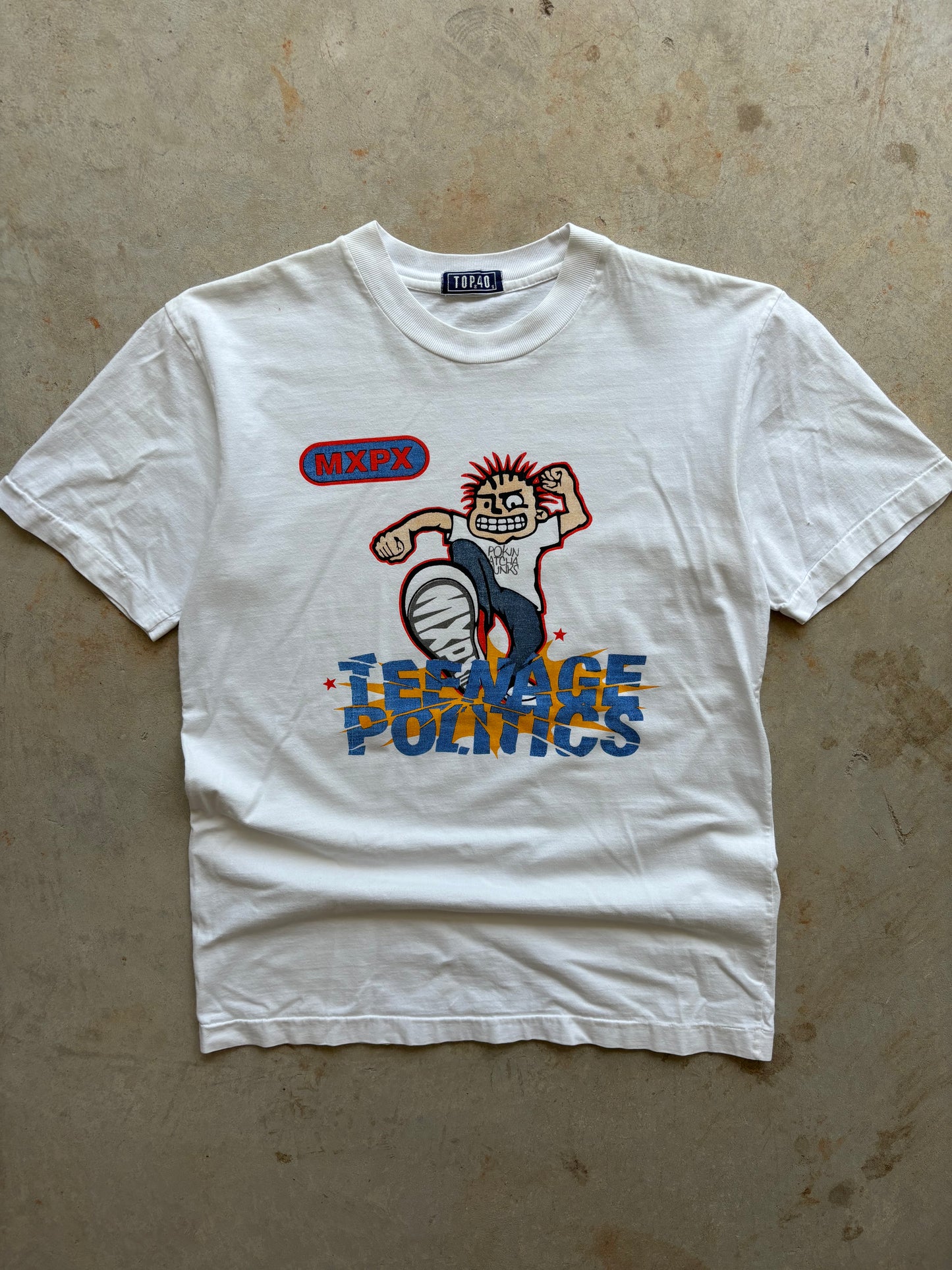 1990’s MXPX Teenage Politics Band Tee Size Medium