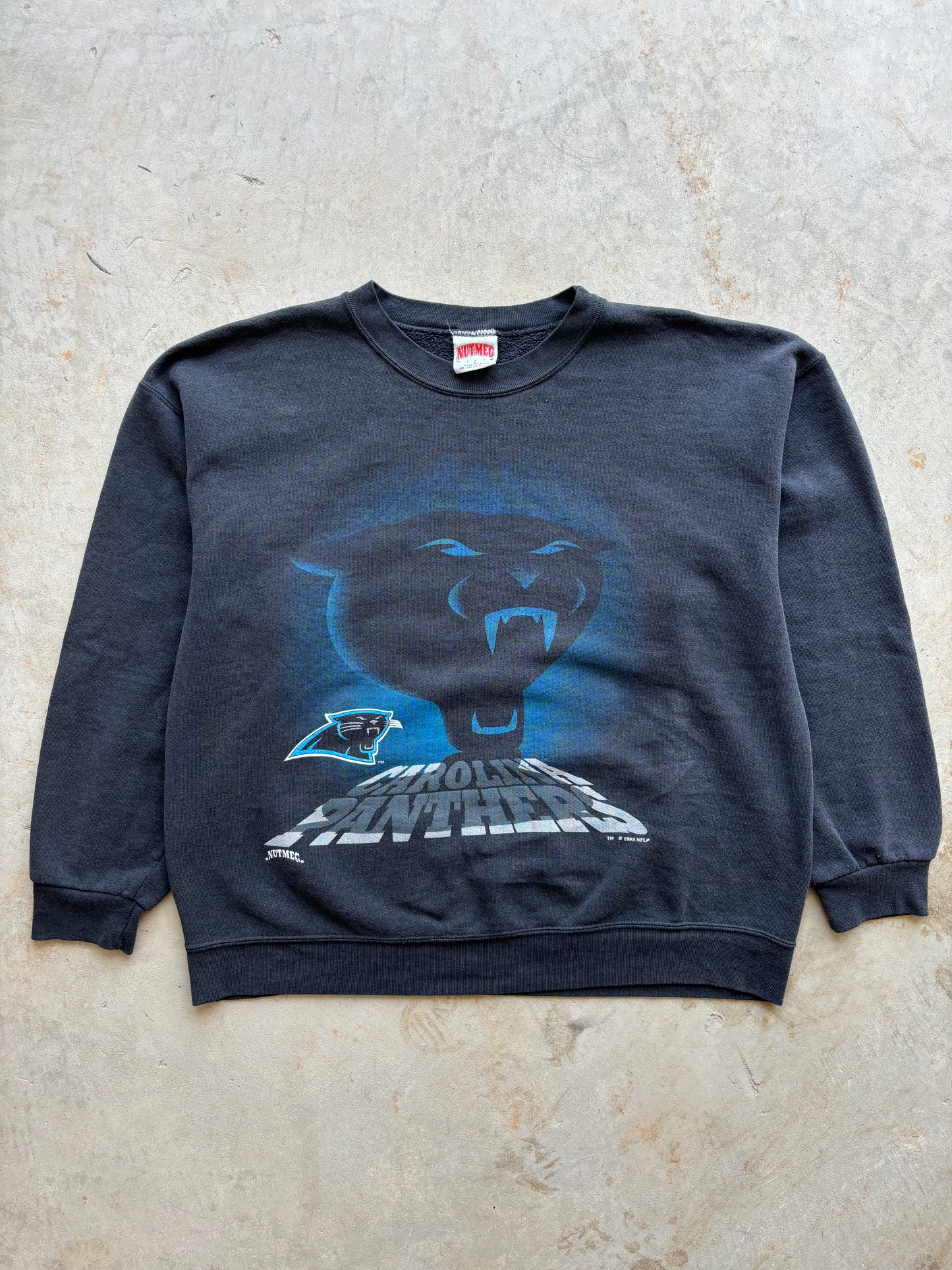 1993 Carolina Panthers Crewneck Size Large