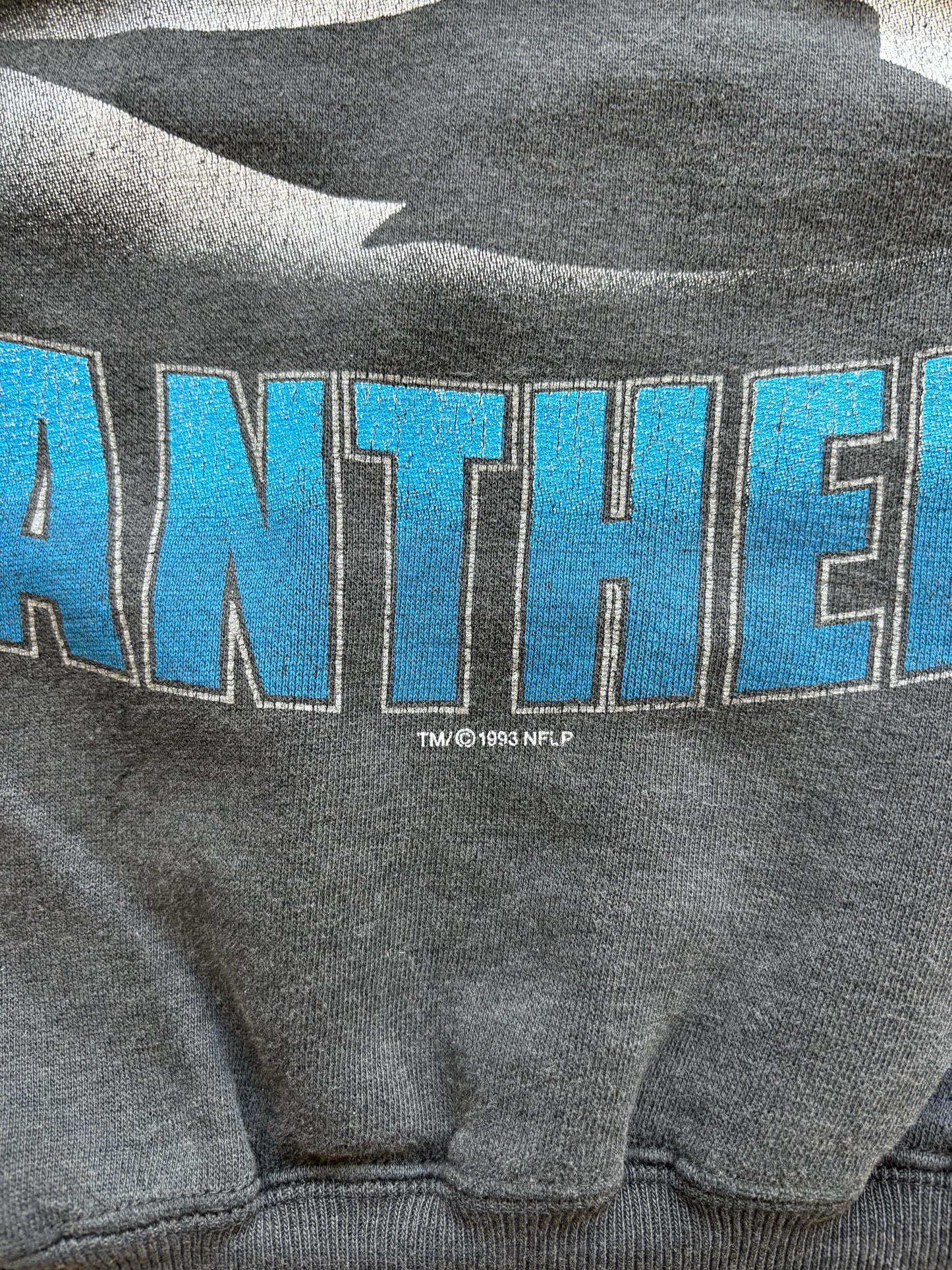 1993 Carolina Panthers Crewneck Size Large