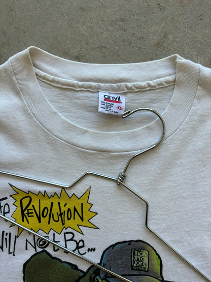 1994 Revolution Will Not Be Televised Tee Size XL