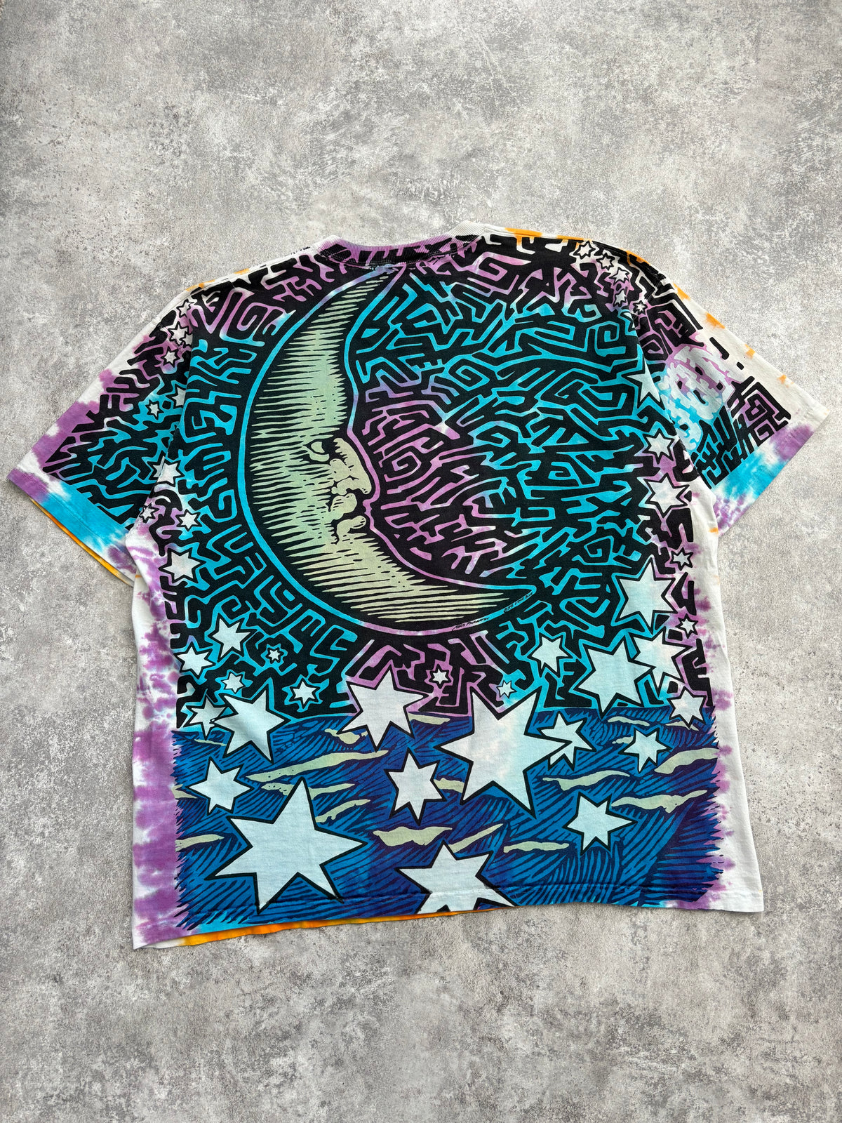 1992 Liquid Blue “Sun & Moon” Tee XXL