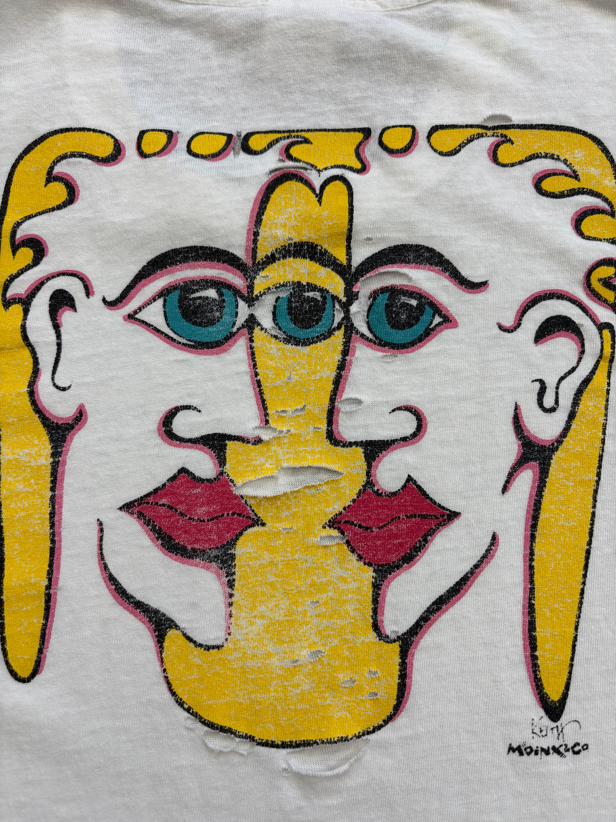 1990’s Seeing Eye To Eye Art Tee XL