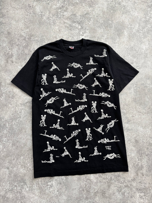 1990 Fashion Victim “Skeleton Sex” Tee Large