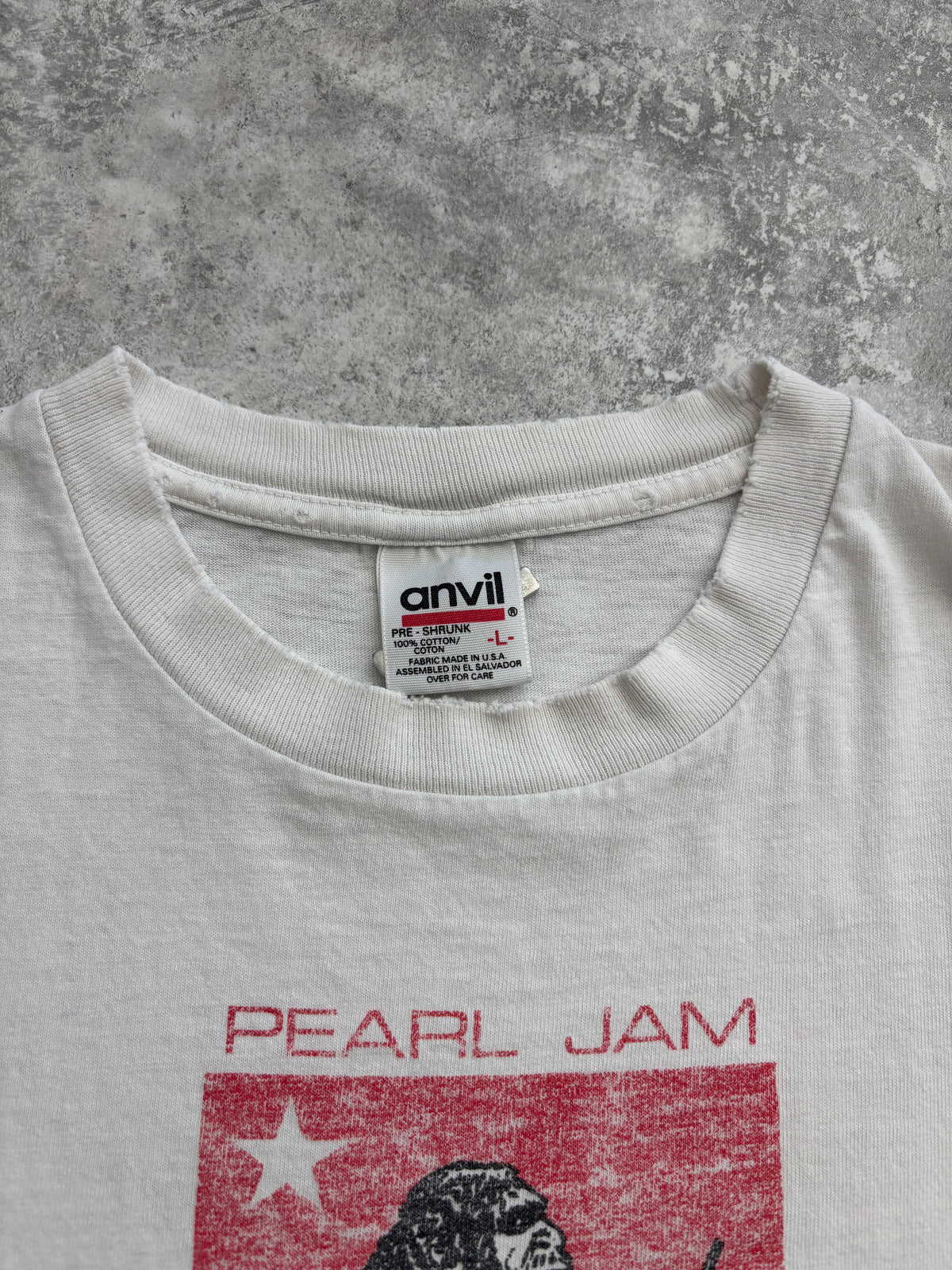 1990’s Pearl Jam “Evolution” Band Tee Large