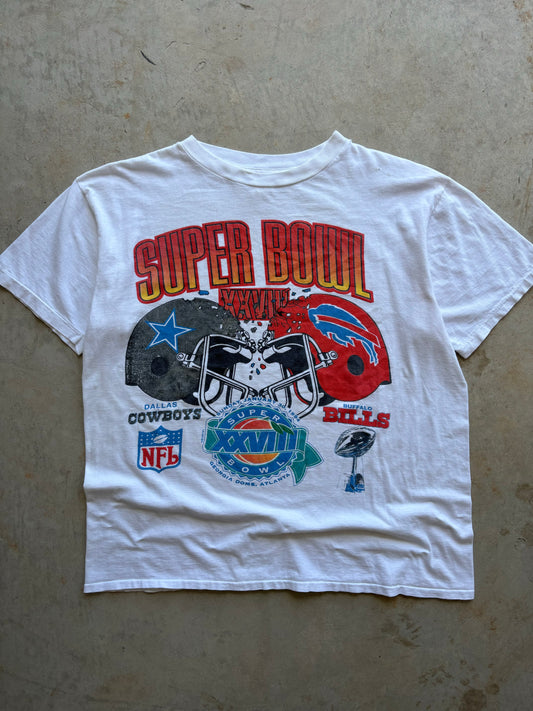 1994 Cowboys Vs. Bills Super Bowl Tee Size XL