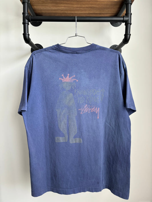 1990’s Stüssy Knowledge Is King Tee Size XL