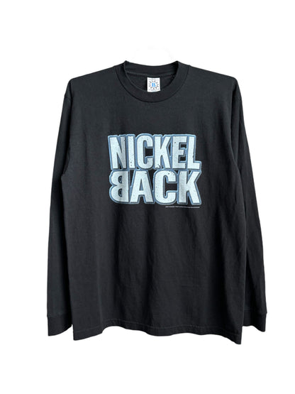 2001 Nickelback Silver Side Up Long Sleeve Tee Size Large