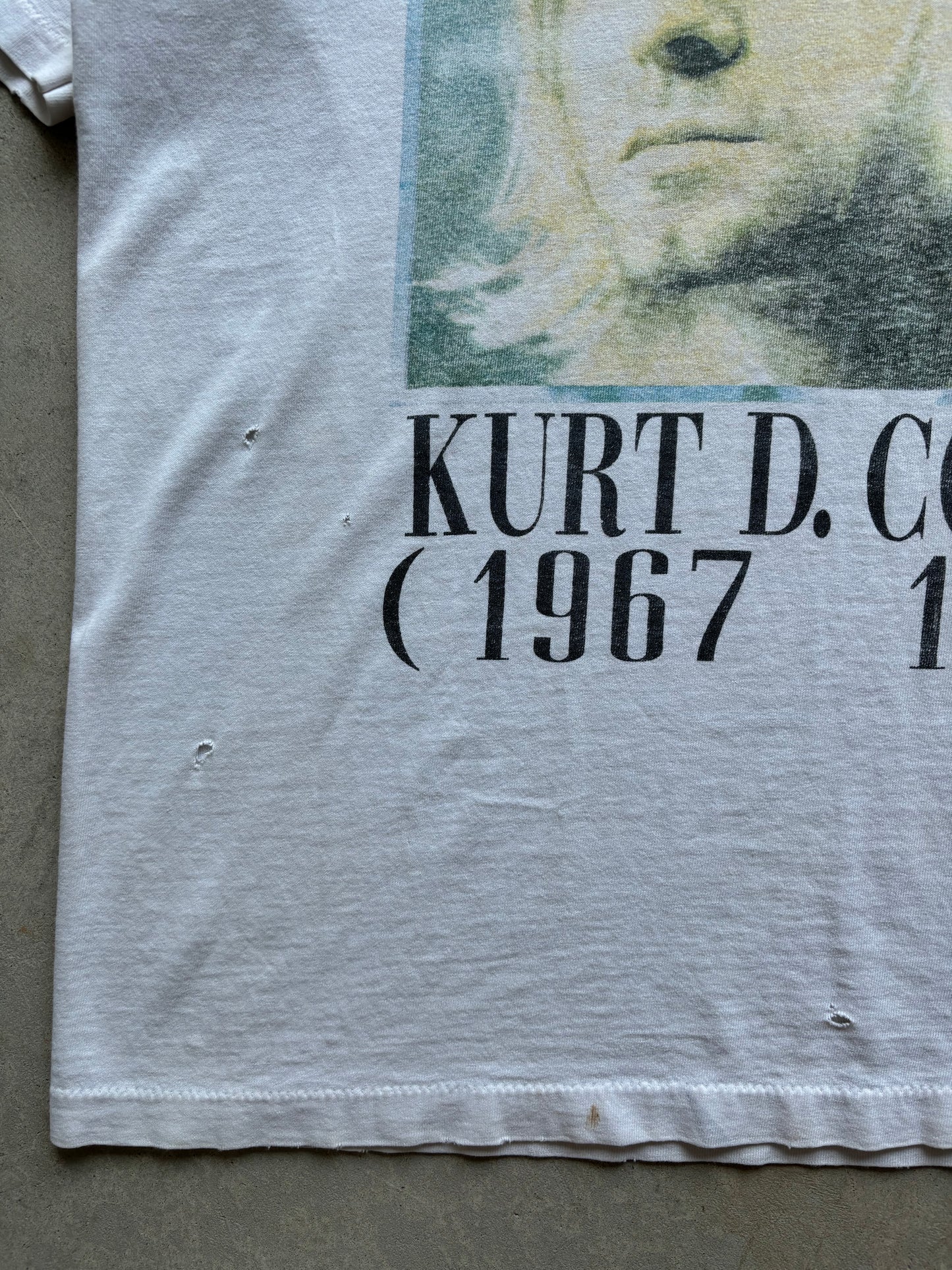 1995 Kurt Cobain Memorial Tee Size Large