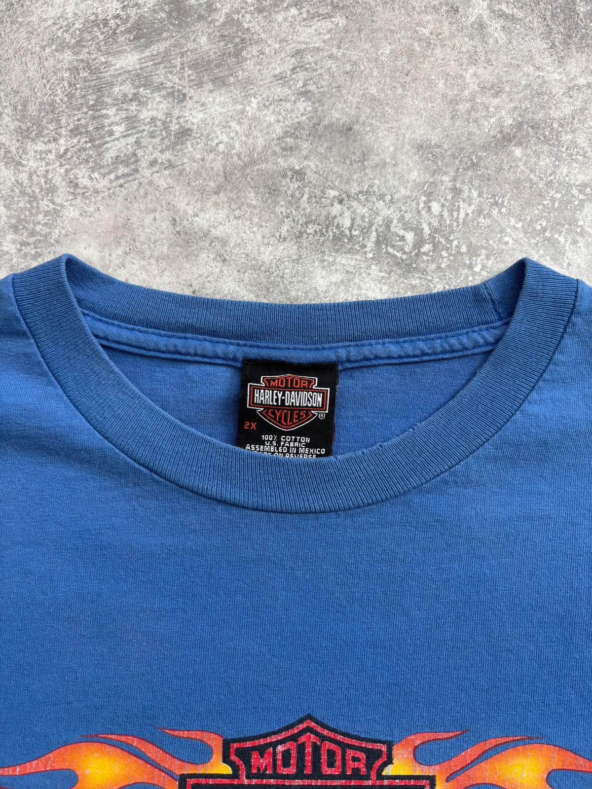 2004 Harley Davidson “Flame Sleeve” Long Sleeve Tee XXL