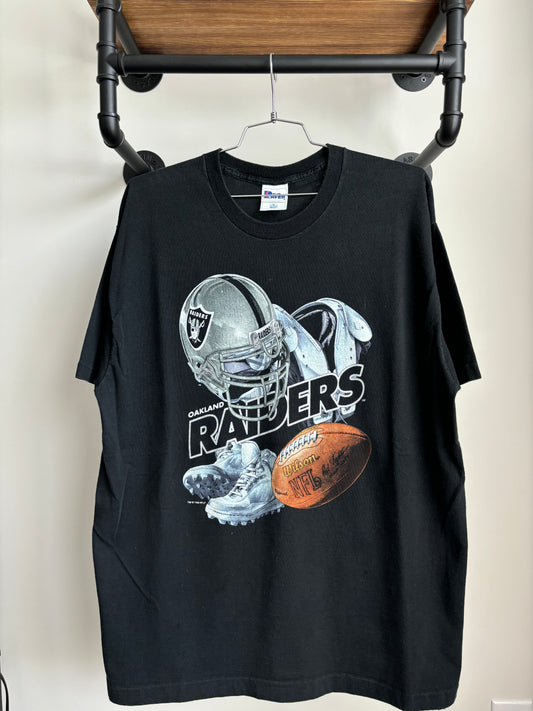 1996 Raiders Football Tee Size XXL