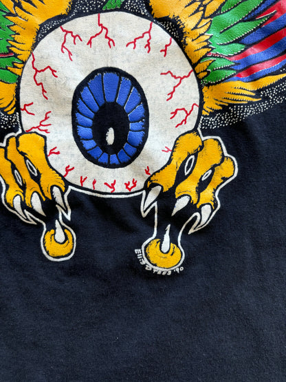 1990 Ellis D Flying Eyeball Art Tee Size XL