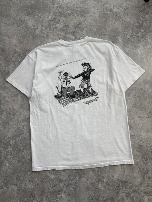 1990’s Beer City Skateboards Skate Tee XL
