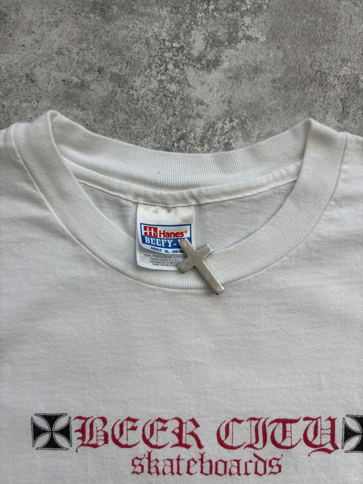 1990’s Beer City Skateboards Skate Tee XL
