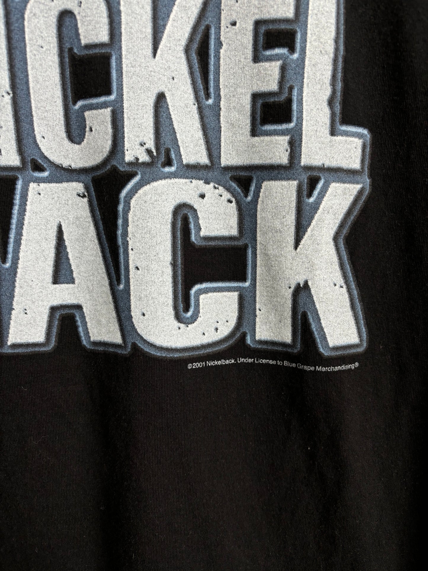 2001 Nickelback Silver Side Up Long Sleeve Tee Size Large