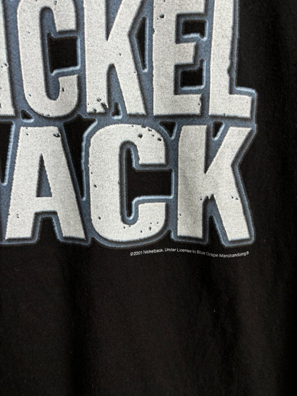 2001 Nickelback Silver Side Up Long Sleeve Tee Size Large