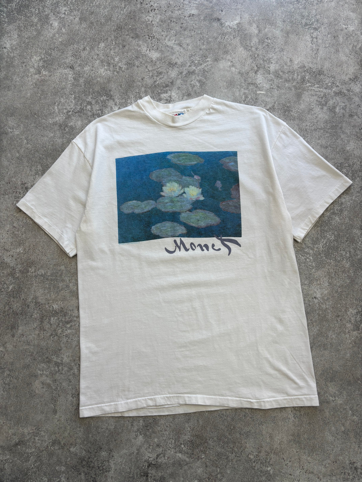 1990’s Claude Monet “Water Lillies” Art Tee Large
