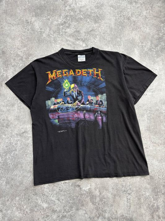 1990 Megadeth “Rust in Peace” Band Tee Large