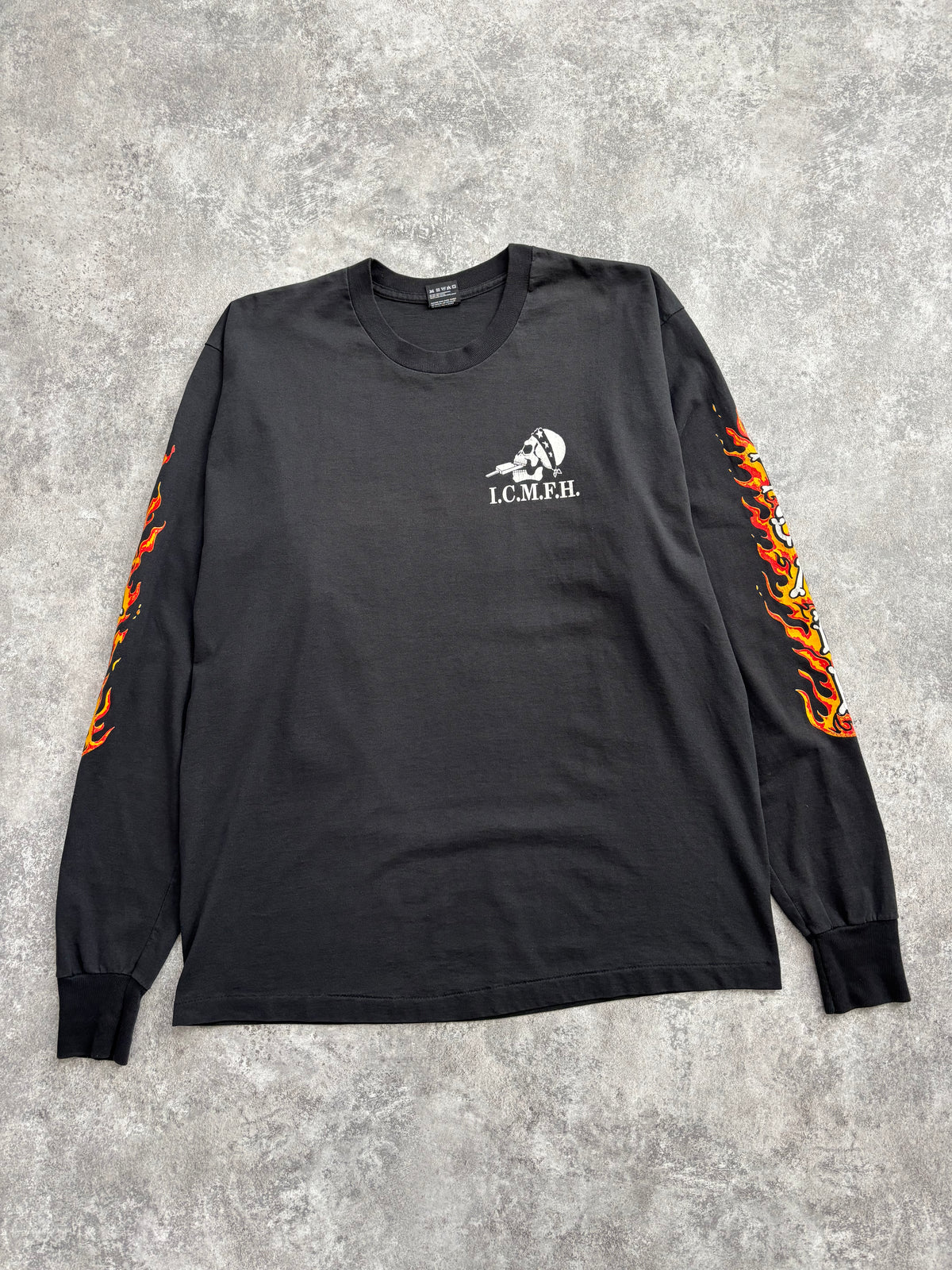 1990’s Ice Cream Man From Hell “Flame Sleeve” Long Sleeve Tee XL