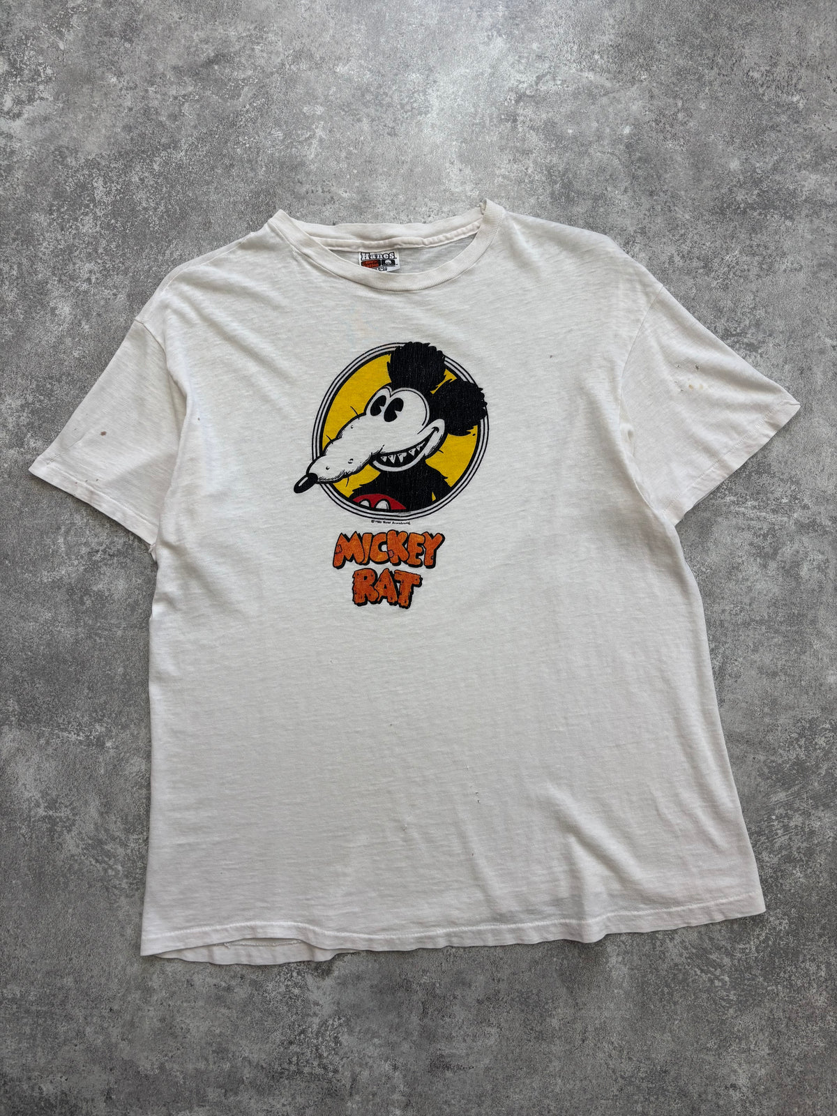 1980’s Mickey Rat Disney Tee Large