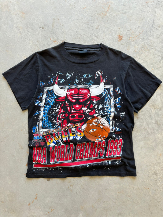1993 Chicago Bulls Shattered Tee Size Large