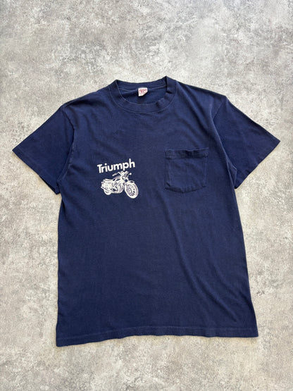 1970’s Triumph Biker Pocket Tee Medium