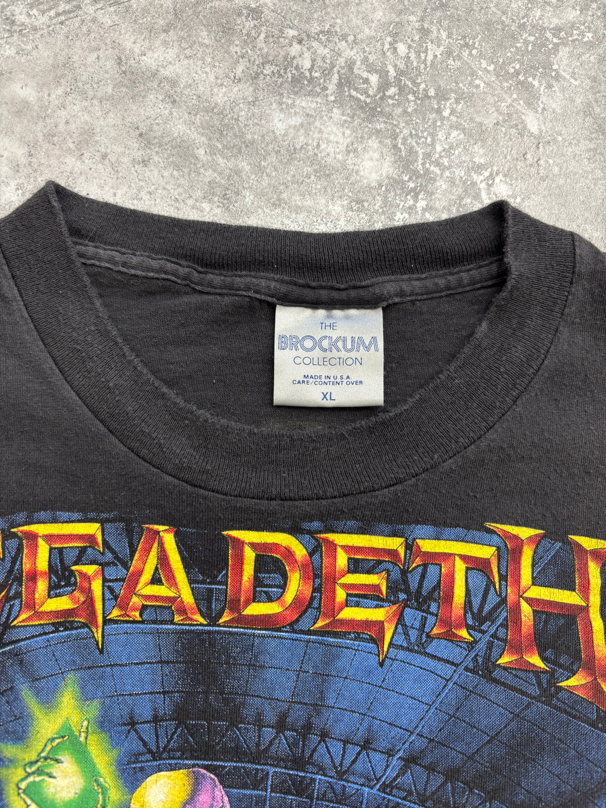 1990 Megadeth “Rust in Peace” Band Tee Large