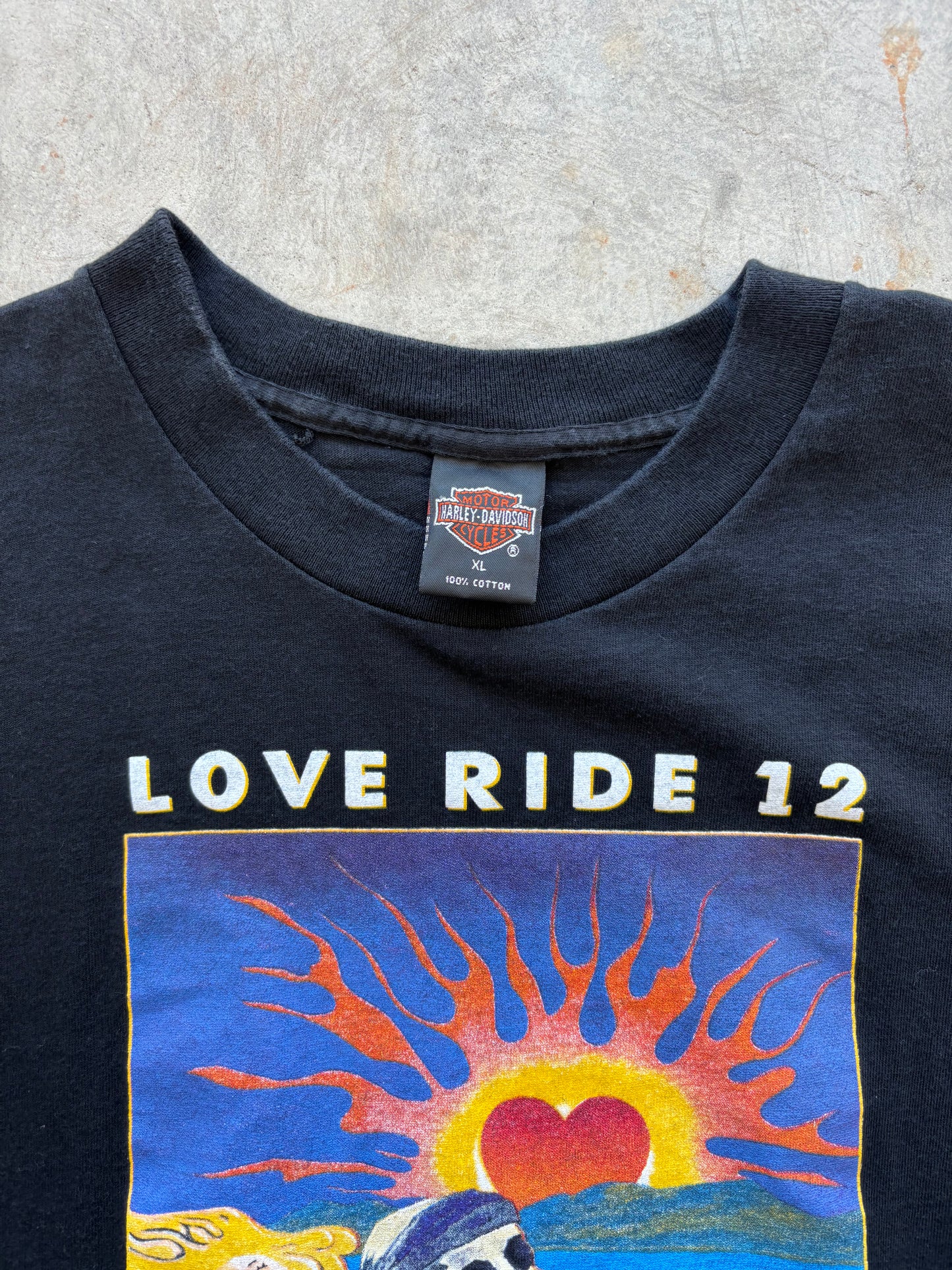 1995 Harley Davidson Love Ride Tee Size XL
