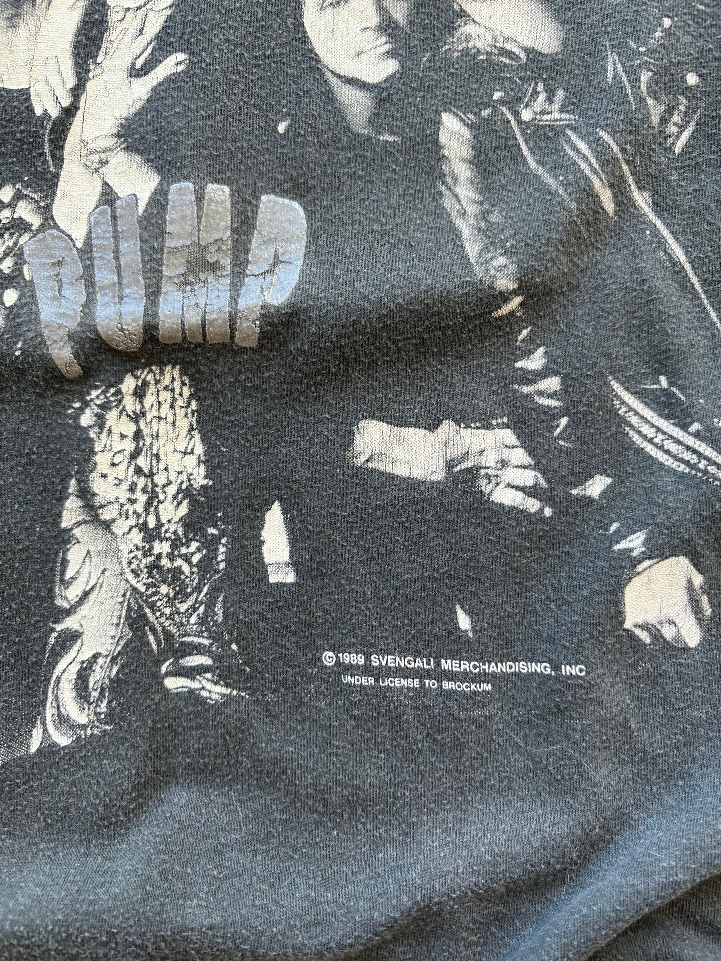 1989 Aerosmith Pump Tour Tee Size XL