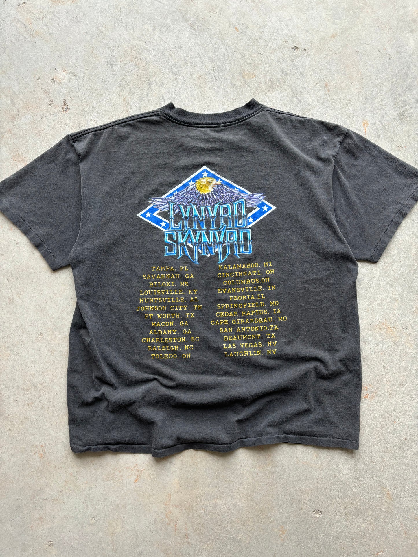 1990's Lynyrd Skynyrd Tour Tee Size XL