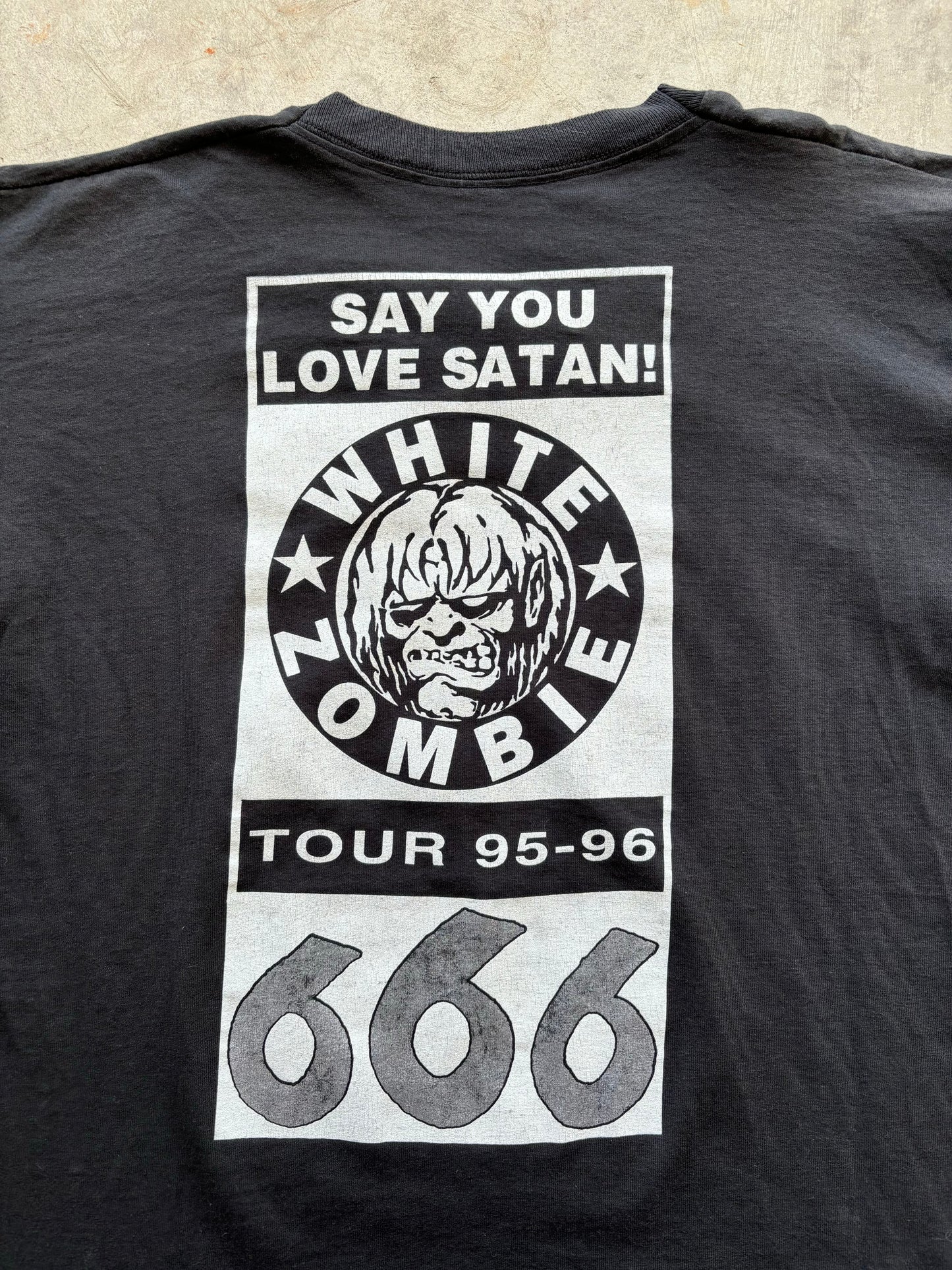 1995 White Zombie Tour Long Sleeve Tee Size XL