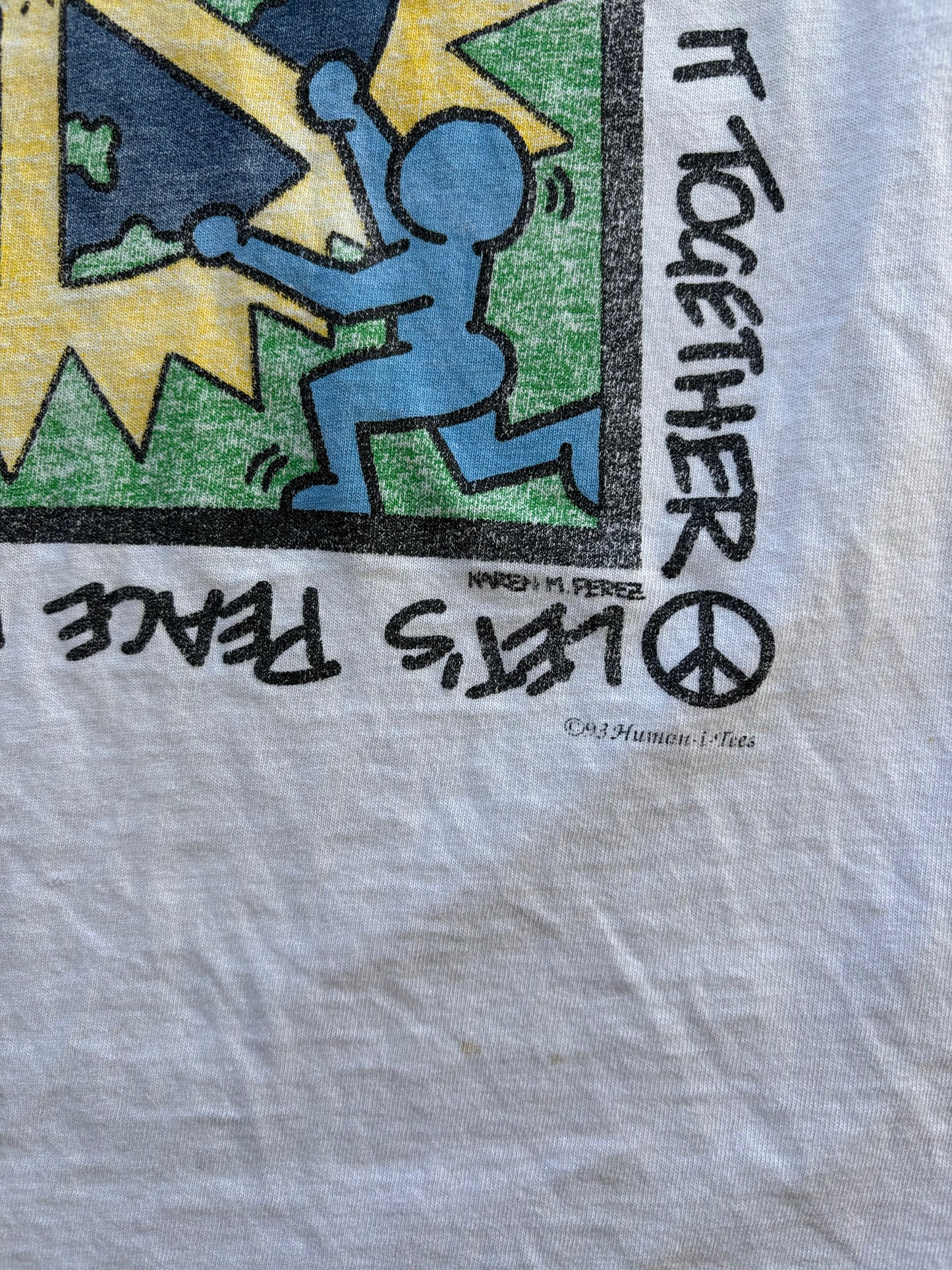 1993 Let's Piece It Together Tee Size XL