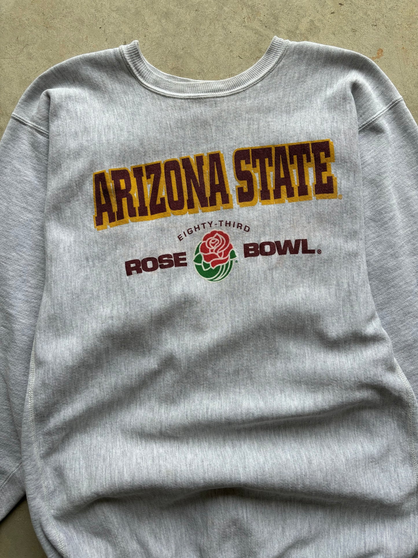 1990's Arizona State Rose Bowl Champion Reverse Weave Size XXL