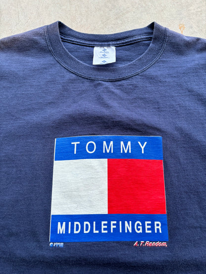 1998 Tommy Middle Finger Tee Size XL